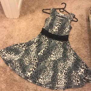 Cheetah and Lace dress